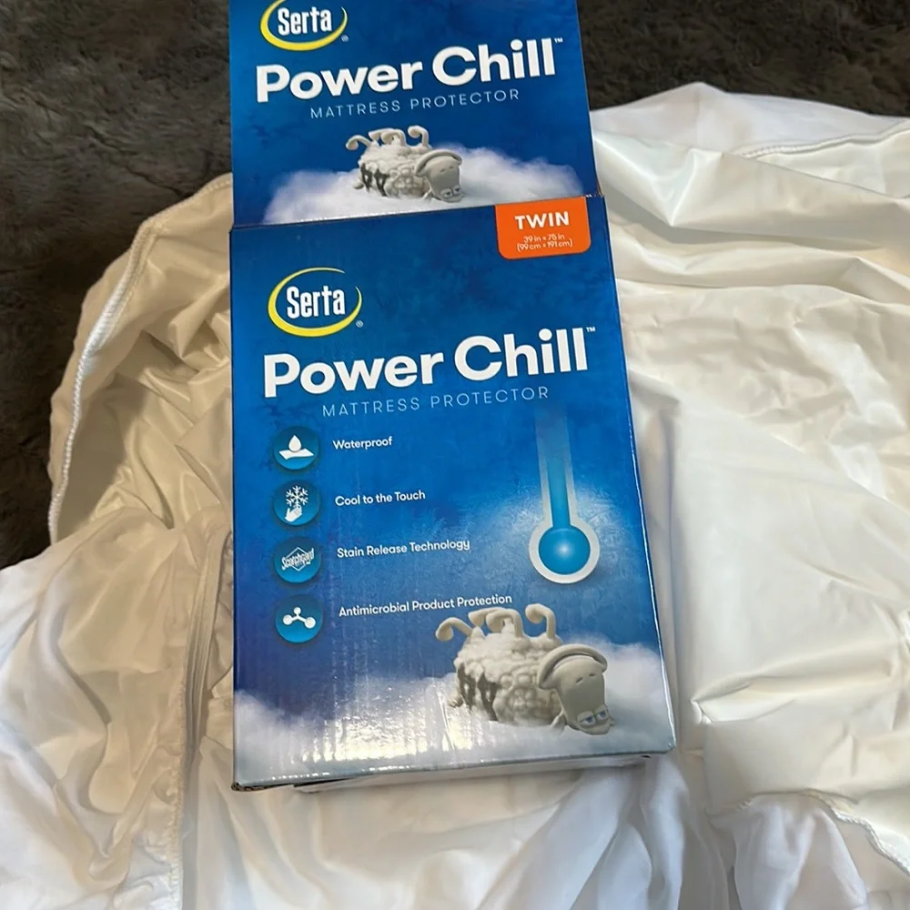 Serra new power chill Twin mattress protector